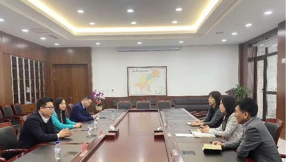 董事局主席高雪峰与长春市莲花山管委会开展业务交流